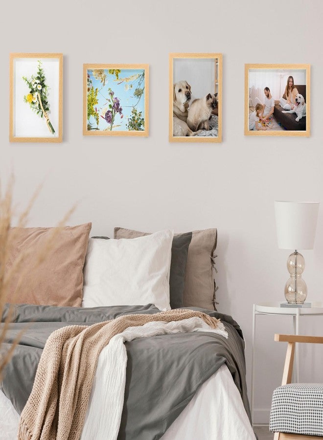 Anglechic 4 Pack 8x10 Shadow Box Frame Display Cases Wood Deep Shadow Box with Soft Felt Back Picture Frames for Photos, Dried Flowers, Memorabilia, Handicrafts, Keepsake - Image 4